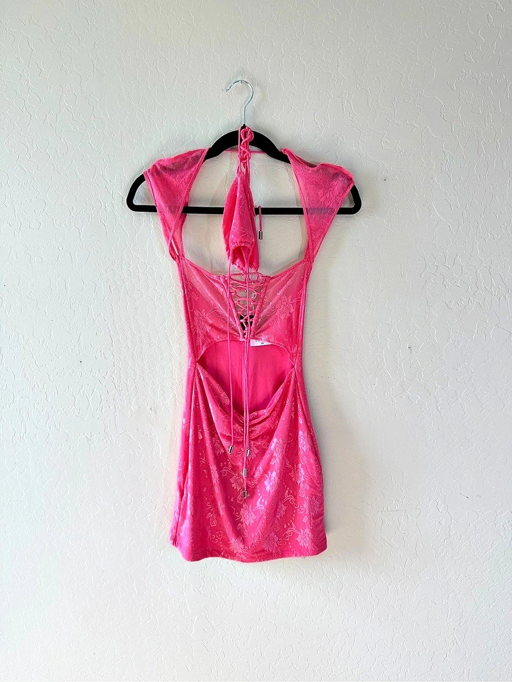 OUTCAST Sage Mini Dress Floral Mini Dress Pink XS NWT